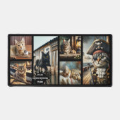 フォトグおもしろい航海のリッド猫 デスクマット (正面)