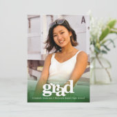 フォトグはっきりしたリーモダンドパーティーシンプルエレガント 招待状 (スタンド正面)