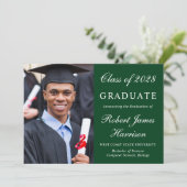 フォトグエレガントリーン大学の卒業 案内状 (スタンド正面)