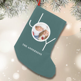 フォトグパーソナライズされたリーン スモールクリスマスストッキング