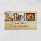 フォトグパーソナライズされたルー素朴ド名刺 名刺 (正面)