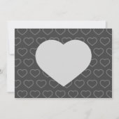 フォトグモダンリッドのコラージュの統計誕生 案内状 (裏面)