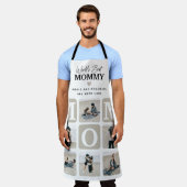フォトグモダンリッ数々のトかわいいMOMギフトエプロン エプロン (着用した状態)