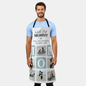 フォトグモダンリッ数々のドかわいいMOMギフト エプロン (着用した状態)