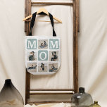 フォトグモダンリッ数々のドかわいいMOMギフト トートバッグ<br><div class="desc">フォトグリッドのコラージュとカスタマイズ可能なモダン文字を使用し数々のて、独自のMOMトートバッグを作成。このデザインは、湾曲したコーナーの正方形の6枚の写真、任意の色に変更できるMOM文字、および世界のモマ最高のミの裏側を備えている。ハートと子供の名前/sをパーソナライズしユニークて、思慮深いプレゼント。</div>