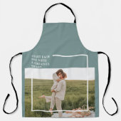 フォトグモダンリーンファミリーラブギフト エプロン (正面)