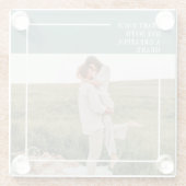 フォトグモダンリーンファミリーラブギフト ガラスコースター (裏面)