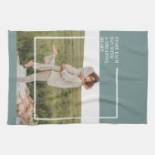 フォトグモダンリーンファミリーラブギフト キッチンタオル (横)