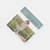 フォトグモダンリーンファミリーラブギフト スタンダードランチョンナプキン (角)