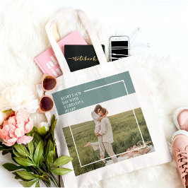 フォトグモダンリーンファミリーラブギフト トートバッグ