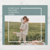 フォトグモダンリーンファミリーラブギフト ビールラベル (シングルラベル)