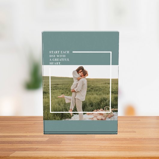 フォトグモダンリーンファミリーラブギフト フォトブロック