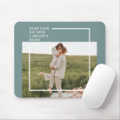 フォトグモダンリーンファミリーラブギフト マウスパッド (マウス)