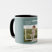 フォトグモダンリーンファミリーラブギフト マグカップ (正面左)