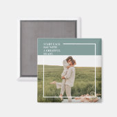 フォトグモダンリーンファミリーラブギフト マグネット (正面/裏面)