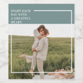 フォトグモダンリーンファミリーラブギフト ワインラベル (シングルラベル)