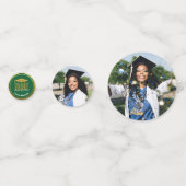 フォトグモダンリーン金ゴールド卒業表紙吹雪 コンフェッティ (裏面)