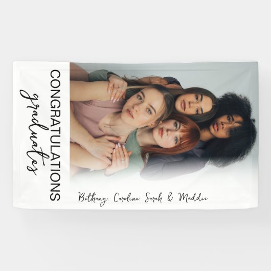 フォトグモダンループ卒業パーティー 横断幕 (横)