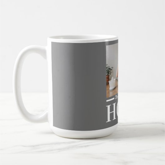 フォトグモダンレイ家の引用文ギフトになるのが良い コーヒーマグカップ (左)