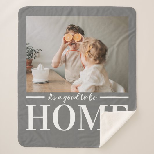 フォトグモダンレイ家の引用文ギフトになるのが良い シェルパブランケット (正面)