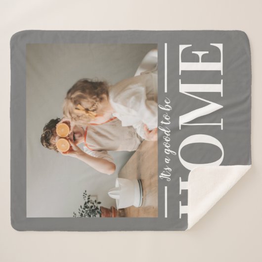 フォトグモダンレイ家の引用文ギフトになるのが良い シェルパブランケット (正面(横))