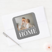 フォトグモダンレイ家の引用文ギフトになるのが良い スクエアシール (封筒)