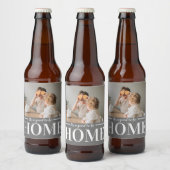 フォトグモダンレイ家の引用文ギフトになるのが良い ビールラベル (ボトル)