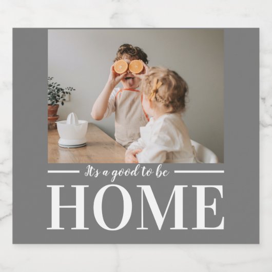 フォトグモダンレイ家の引用文ギフトになるのが良い ビールラベル (シングルラベル)