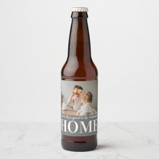 フォトグモダンレイ家の引用文ギフトになるのが良い ビールラベル (正面)