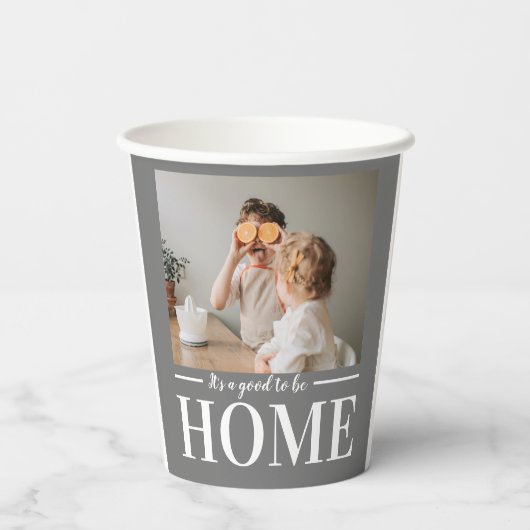 フォトグモダンレイ家の引用文ギフトになるのが良い 紙コップ (裏面)