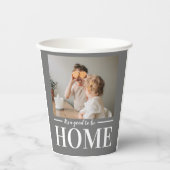 フォトグモダンレイ家の引用文ギフトになるのが良い 紙コップ (正面)