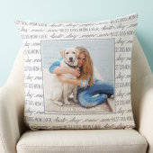 フォトグモダンレードッグママ クッション