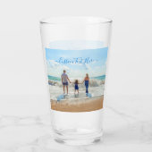 フォトグラスとカスタム文字 タンブラーグラス (裏面)