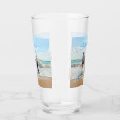 フォトグラスとカスタム文字 タンブラーグラス (右)