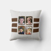 フォトグラストライプフ8枚（両面） クッション (裏面)