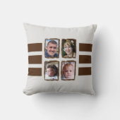 フォトグラストライプフ8枚（両面） クッション (正面)