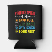 フォトグラファーおもしろいライフのチェックリスト 缶クーラー (裏面)