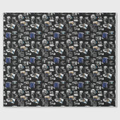 フォトグラファーがキャプチャしたヴィンテージカメラの形式 ラッピングペーパー (フラット)