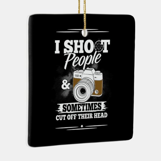 フォトグラファーが毎日人を連れて行く セラミックオーナメント (右)