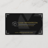 フォトグラファーによる名刺モダン撮影 名刺 (正面)