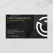 フォトグラファーによる名刺モダン撮影 名刺 (裏面)