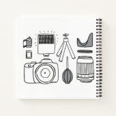 フォトグラファーのノートブック ノートブック (裏面)