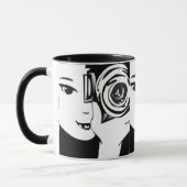 フォトグラファーのマグカップ マグカップ (左)