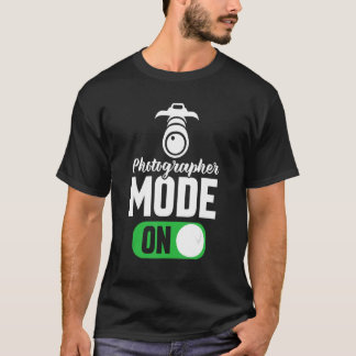 フォトグラファーのモード Tシャツ