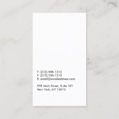 フォトグラファーの名刺のフォーカスロゴIV 名刺 (裏面)