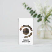 フォトグラファーの名刺のフォーカスロゴIV 名刺 (スタンド正面)