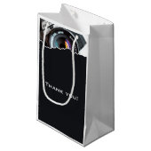 フォトグラファーの白黒ありがとう スモールペーパーバッグ (正面アングル)