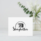 フォトグラファーの贈り物 |カメラ撮影ホビー ポストカード (スタンド正面)