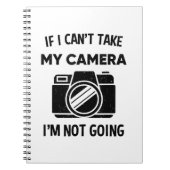 フォトグラファーもしImが行かないカメラを持ち去れない ノートブック (正面)