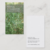 フォトグラファーやシェフ向けPHOTO名刺 名刺 (正面/裏面)